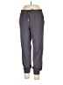 Soleil Solid Gray Track Pants Size XL - photo 1