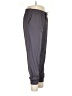 Soleil Solid Gray Track Pants Size XL - photo 4