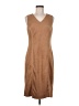 J. McLaughlin Solid Tan Casual Dress Size M - photo 1