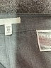 H&M Solid Gray Casual Skirt Size 10 - photo 3