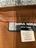 Nira Nira 100% Polyester Solid Brown Formal Skirt Size M - photo 4