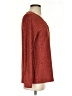 Sampeel Tweed Red Long Sleeve Henley Size S - photo 4