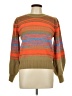 Newbury Kustom Stripes Brown Pullover Sweater Size L - photo 1