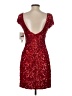 Scala 100% Polyester Red Cocktail Dress Size 2 - photo 2