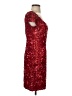 Scala 100% Polyester Red Cocktail Dress Size 2 - photo 4