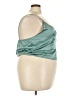 Boohoo 100% Polyester Teal Tube Top Size 24 - photo 4