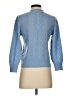 Joie Chevron-herringbone Blue Wool Pullover Sweater Size XS - photo 2
