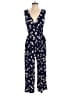 Kaileigh Floral Blue Jumpsuit Size S - photo 1