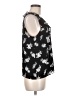 Ann Taylor LOFT Outlet 100% Polyester Floral Black Sleeveless Blouse Size M (petite) - photo 4