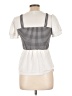 Shein Checkered-gingham White Tank Top Size 13 - photo 2