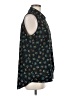CAbi Floral Black Sleeveless Button-Down Shirt Size M - photo 4