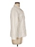 Chico's Stripes Ivory Long Sleeve Button-Down Shirt Size Med (1) - photo 4
