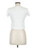 RE ONA Ivory Short Sleeve Turtleneck Size M - photo 2
