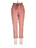 Thread & Supply 100% Cotton Stripes Red Casual Pants Size L - photo 1