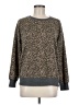 Splendid Animal Print Brown Pullover Sweater Size M - photo 1