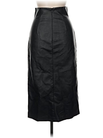 Topshop Faux Leather Skirt (view 2)