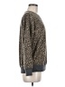 Splendid Animal Print Brown Pullover Sweater Size M - photo 4