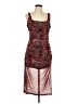 Bar III Graphic Red Cocktail Dress Size L - photo 1