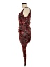 Bar III Graphic Red Cocktail Dress Size L - photo 5