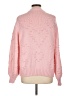 Crown & Ivy 100% Acrylic Hearts Pink Pullover Sweater Size L - photo 2