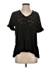 Coin 1804 Stars Black Short Sleeve Blouse Size S - photo 1