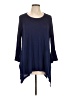 Jonathan Martin Blue 3/4 Sleeve Top Size L - photo 1