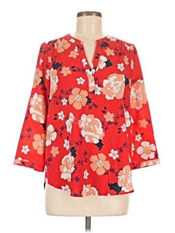 Katherine Barclay 3/4 Sleeve Blouse (view 1)