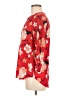 Katherine Barclay 100% Polyester Floral Red 3/4 Sleeve Blouse Size M - photo 5