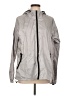 Assorted Brands 100% Polyester Solid Gray Windbreaker Size L - photo 1