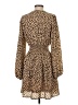Vanilla Bay 100% Polyester Animal Print Tan Casual Dress Size S - photo 2