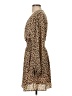 Vanilla Bay 100% Polyester Animal Print Tan Casual Dress Size S - photo 5