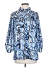 Haver + Blair 100% Polyester Paisley Blue 3/4 Sleeve Blouse Size M - photo 1