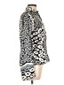 grass-fields Animal Print Silver Long Sleeve Blouse Size 10 - photo 4