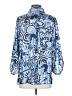 Haver + Blair 100% Polyester Paisley Blue 3/4 Sleeve Blouse Size M - photo 2