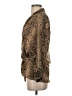 Zara Animal Print Snake Print Tan Gold Long Sleeve Blouse Size S - photo 5