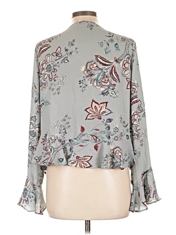 Just Fab Long Sleeve Blouse (view 2)
