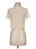 Topshop Ivory Short Sleeve Blouse Size 6 - photo 2