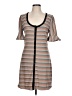 Elliatt Stripes Tan Casual Dress Size L - photo 1