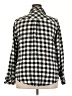 Torrid Checkered-gingham Black Long Sleeve Button-Down Shirt Size 2X Plus (2) - photo 2