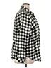 Torrid Checkered-gingham Black Long Sleeve Button-Down Shirt Size 2X Plus (2) - photo 4