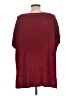 DKNY Jeans Burgundy Poncho Size L - photo 2