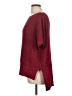 DKNY Jeans Burgundy Poncho Size L - photo 5