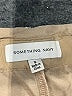 Something Navy 100% Cotton Stars Tan Shorts Size S - photo 3