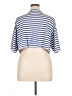 FRAME 100% Linen Blue Short Sleeve Top Size XL - photo 2