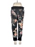 Assorted Brands Floral Black Casual Pants Size M - photo 2