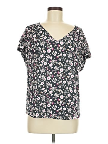 Ann Taylor LOFT Outlet Short Sleeve Blouse (view 1)