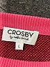 Crosby Animal Print Pink Pullover Sweater Size L - photo 7