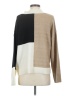 Blu Pepper Color Block Tan Pullover Sweater Size S - photo 2