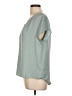 H&M 100% Polyester Green Short Sleeve Blouse Size 12 - photo 5