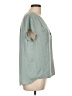 H&M 100% Polyester Green Short Sleeve Blouse Size 12 - photo 4